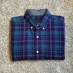 J. Crew tartan plaid long sleeve button down shirt